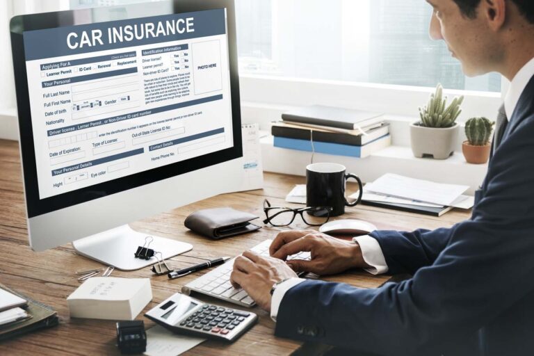 Car Insurance Form Accidental Concept